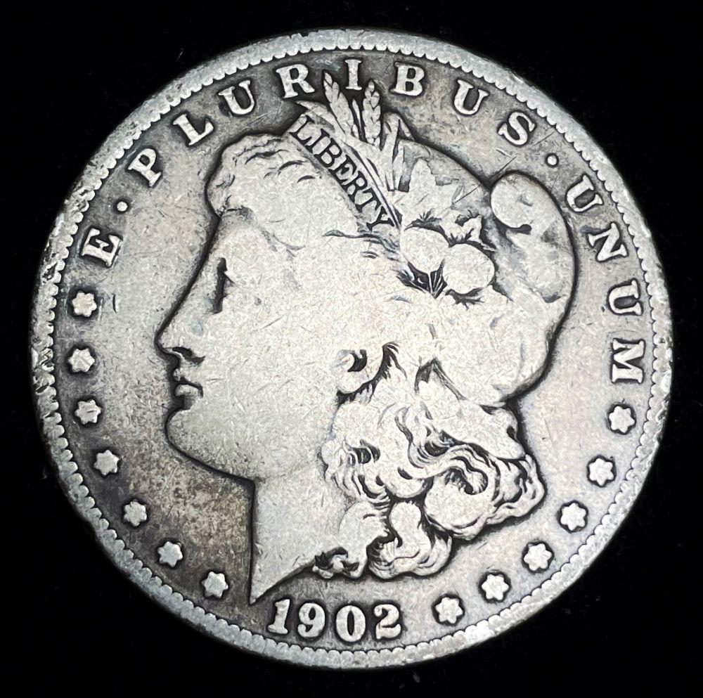 1902-S Morgan Silver Dollar VG (1 of 2)