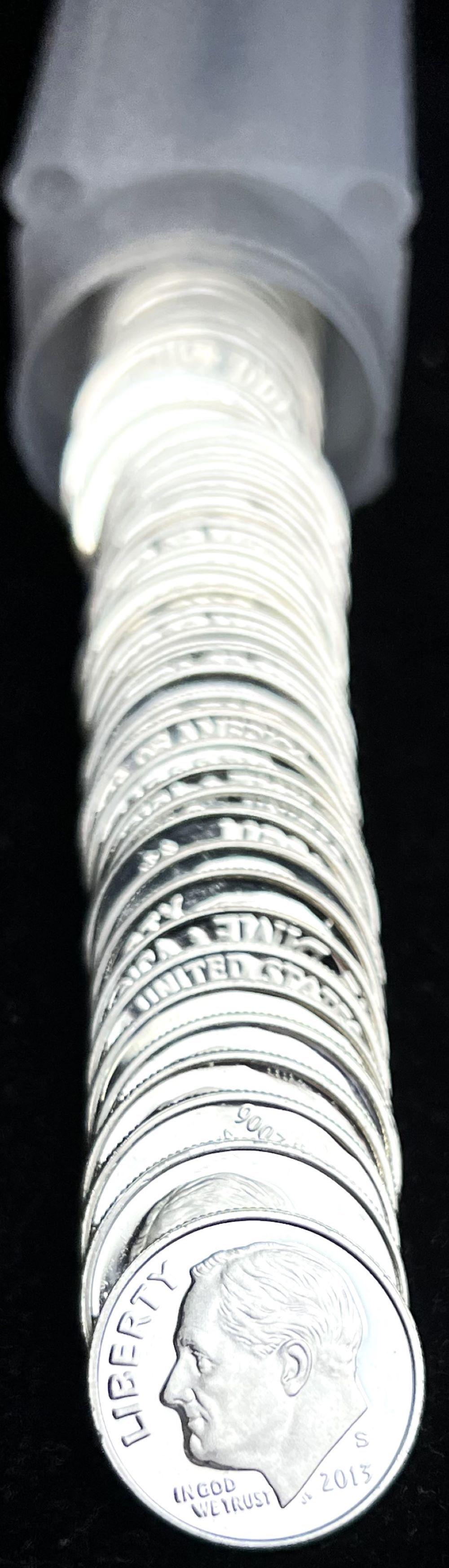 Roll (50-coins) Roosevelt Proof Dimes (1 of 4)