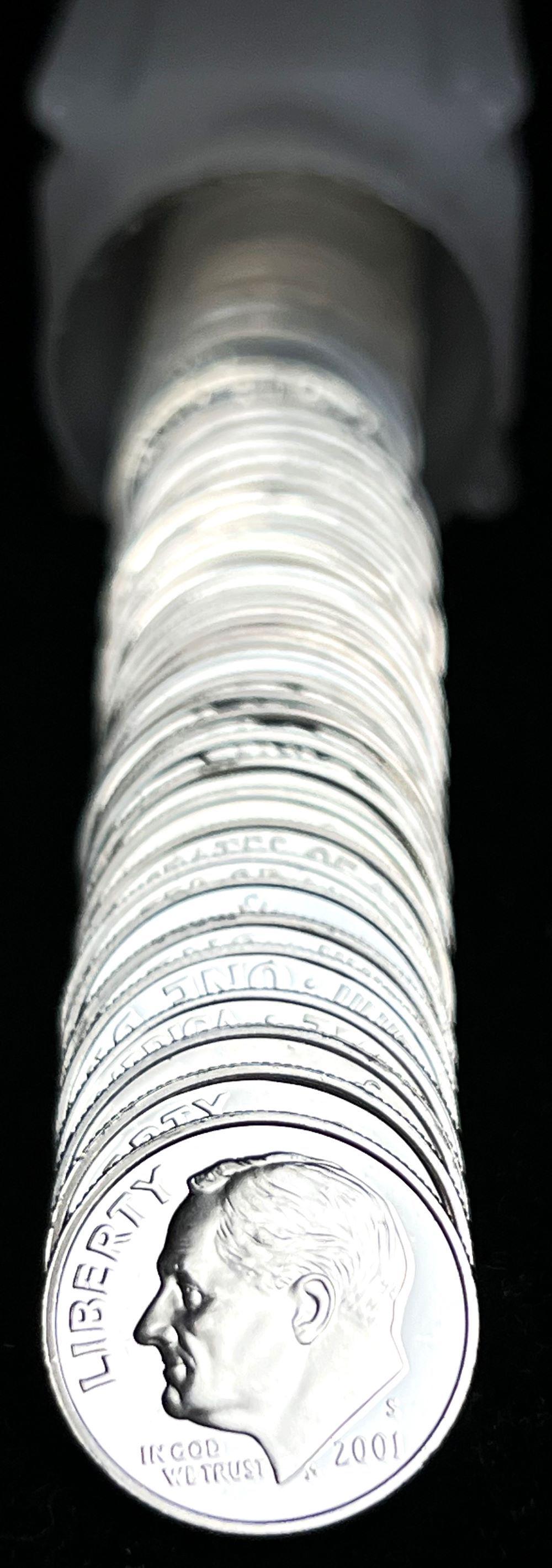Roll (50-coins) Roosevelt Proof Dimes (1 of 4)