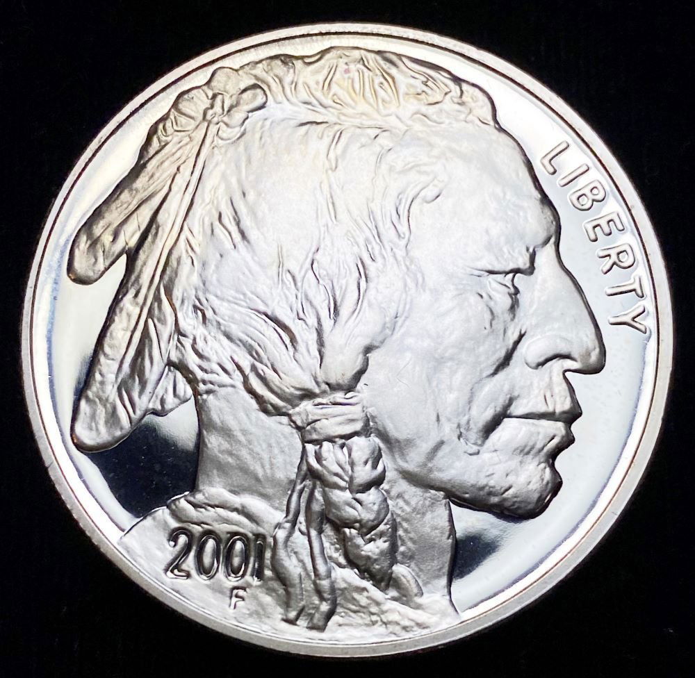 2001 Buffalo Proof Silver Dollar (1 of 2)