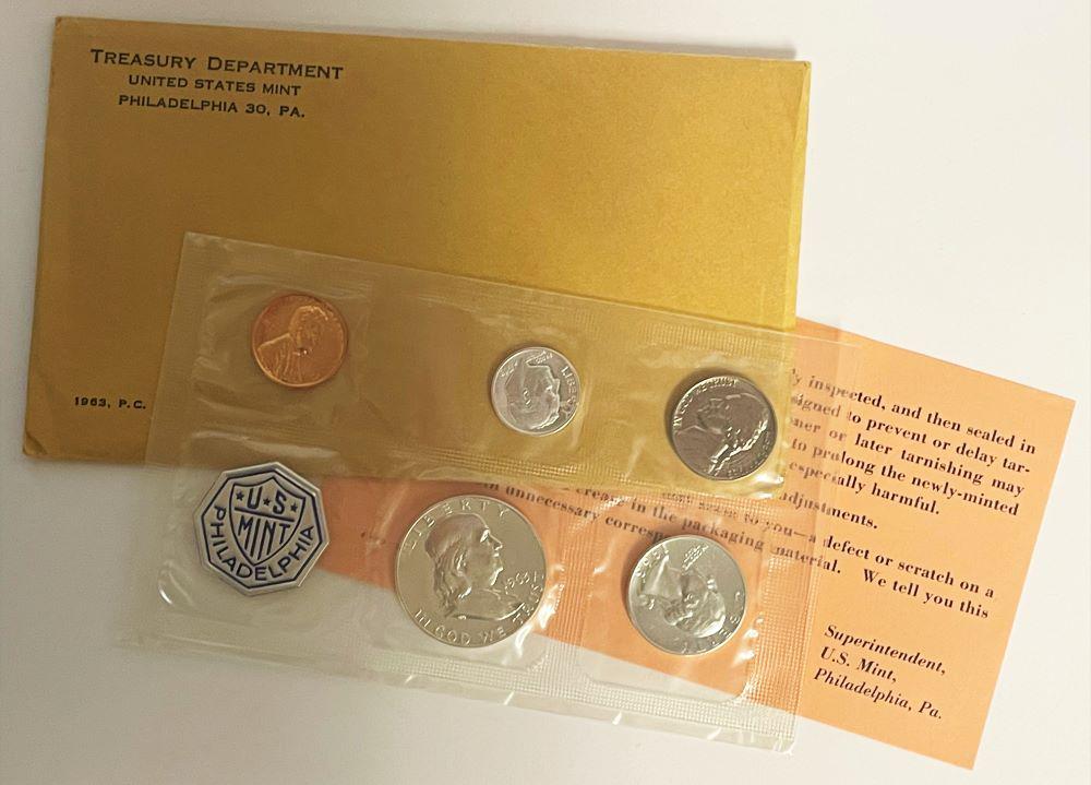 1963 United States Mint Set (5-coins) (1 of 6)