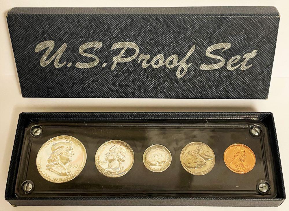 1958 U.S. Proof Sets (5-coins) (1 of 3)