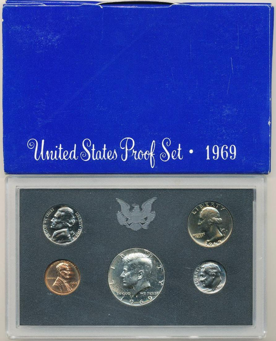 1969 United States Proof Set (5-coins) (1 of 2)