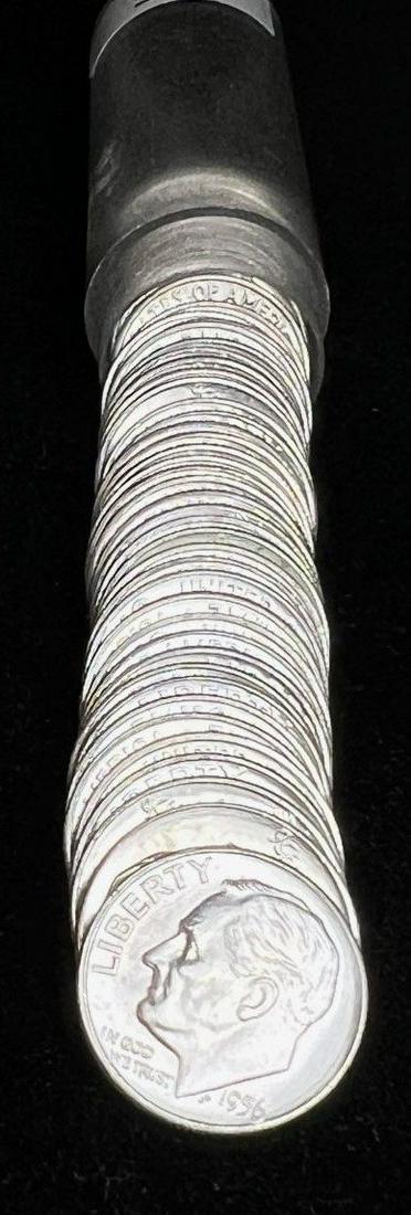 Roll (50-Coins) 1962 Roosevelt 90% Silver Dime (1 of 4)