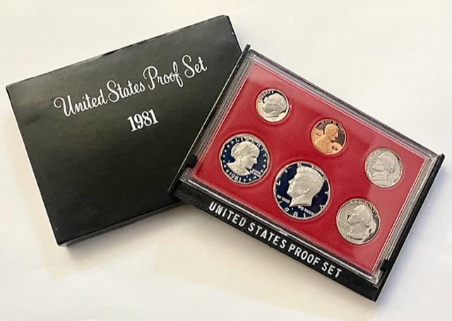 1981 United States Mint Proof Set (6-Coins) (1 of 4)