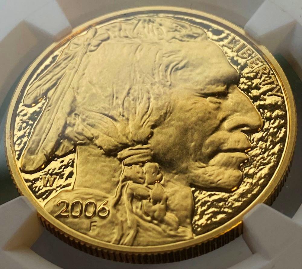 Last Min! $6000 2006-W Gold Buffalo Edmund Moy NGC PF70: Last Min! $6000 2006-W Gold Buffalo Edmund Moy NGC PF70 Ultra CameoWinner shall receive the exact coin shown here. (RR/LRBB)