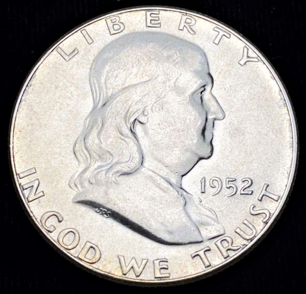 1952 Franklin Silver Half Dollar MS65 (1 of 2)