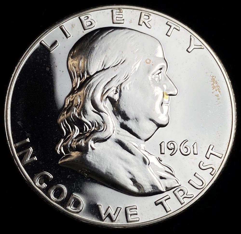1961 Franklin Silver Half Dollar PR66 (1 of 2)