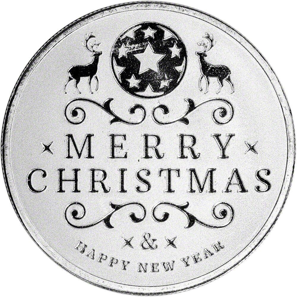 2022 ASAHI Merry Christmas & Happy New Year Silver 1 ozt (1 of 2)