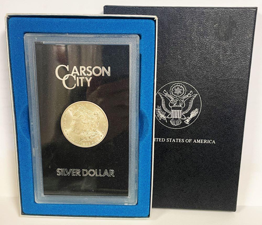 1883-CC Morgan Silver Dollar MS63+ GSA (1 of 5)