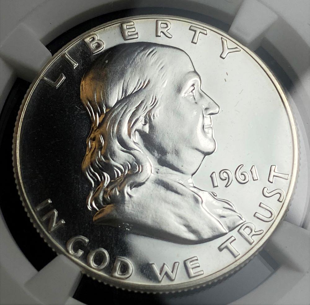 1961 Franklin Silver Half Dollar NGC PF67 (1 of 4)