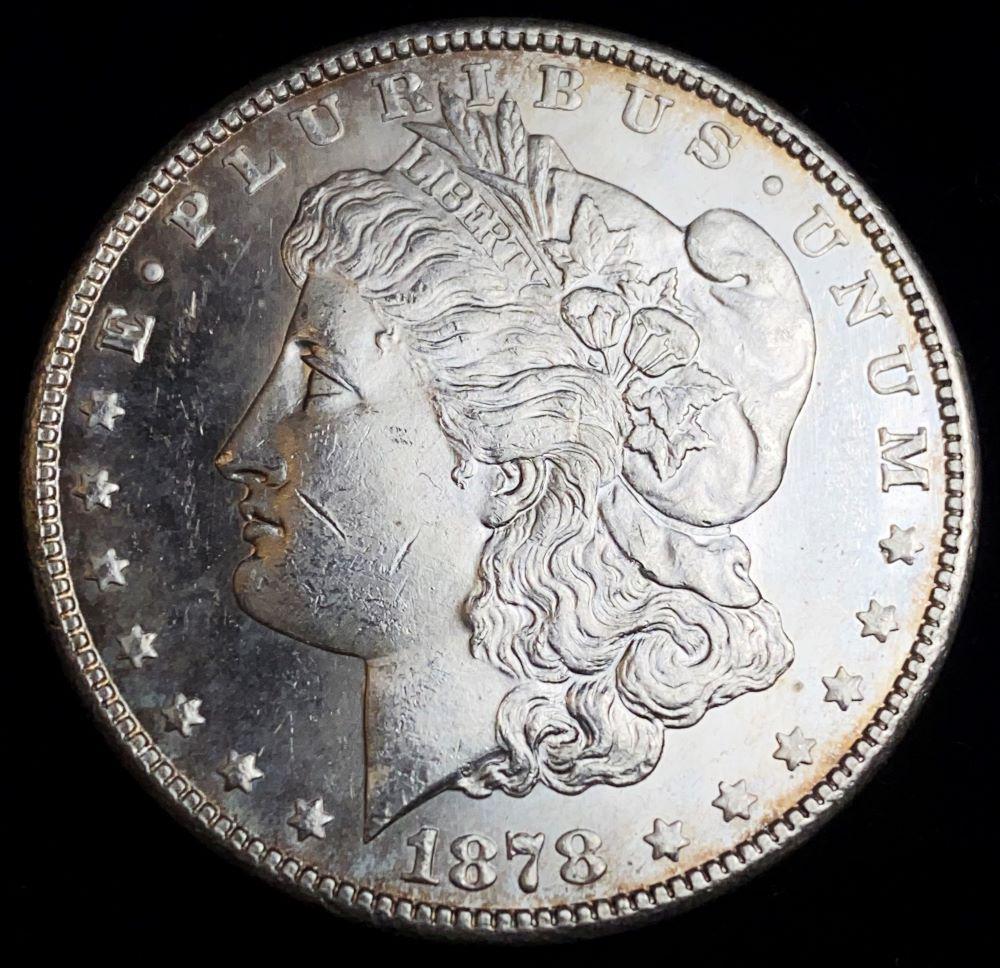 1878-S Morgan Silver Dollar MS63 PL (1 of 4)