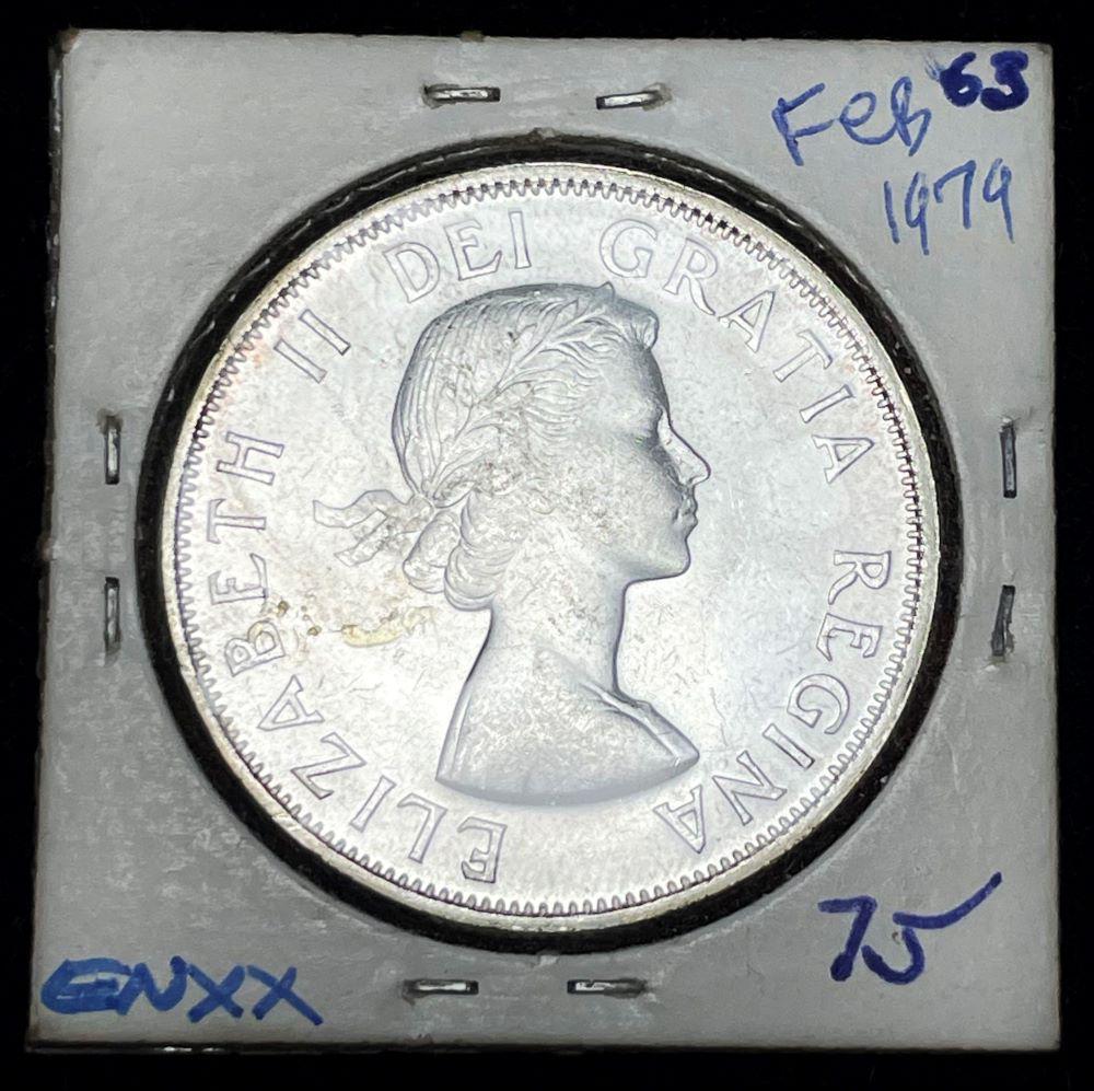 1955 Canadian Silver 50 Cents MS63 (1 of 4)