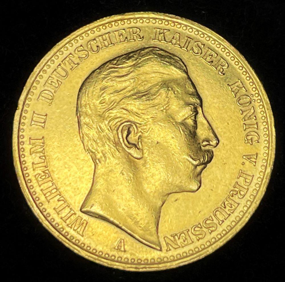 Rare 1906-A 20 Mark Gold AU AGW .2305 ozt (1 of 3)