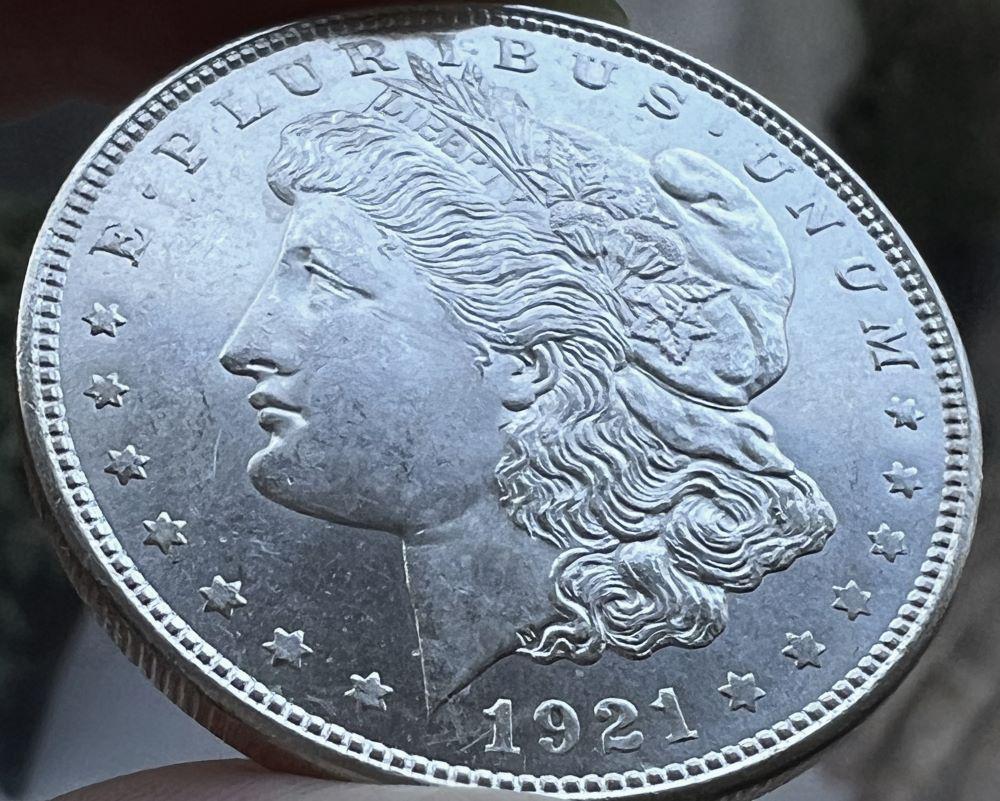 1921 Morgan Silver Dollar MS62 PL (1 of 4)