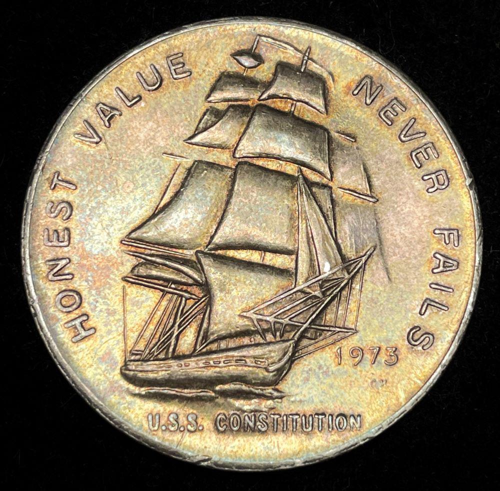 1973 Honest Value Never Fails Silver 1 ozt (1 of 2)