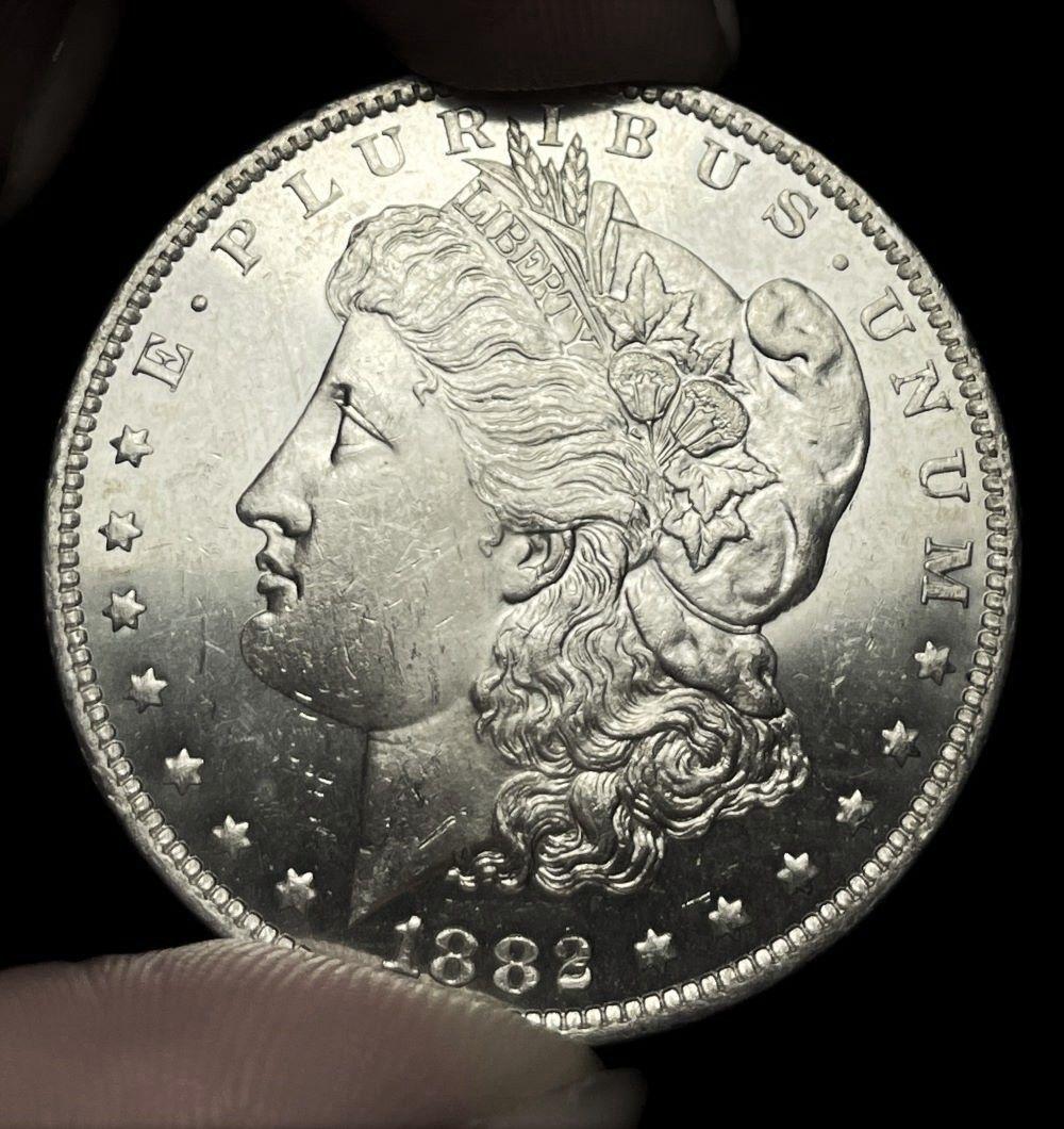 1882-O Morgan Silver Dollar MS64PL (1 of 6)