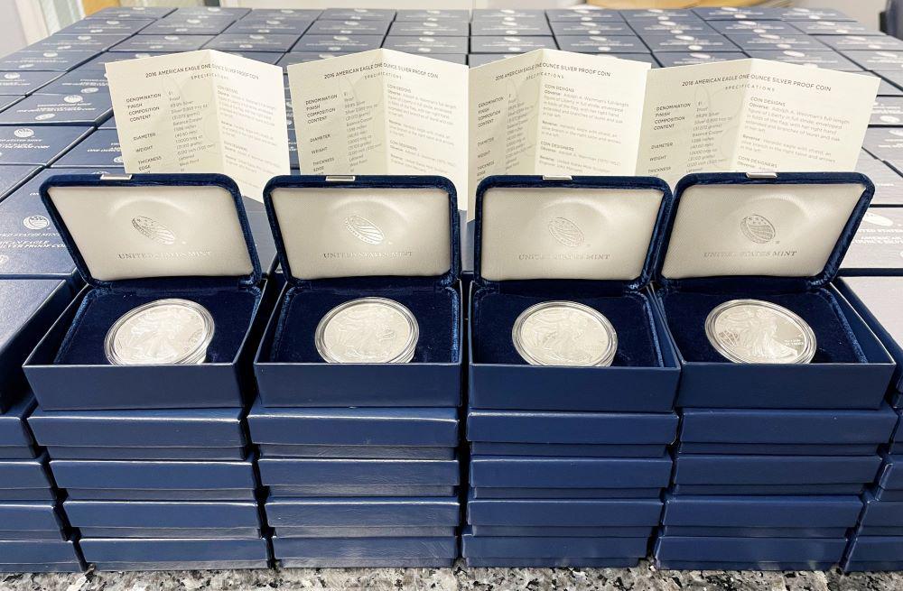 (10) 2016 Lettered Edge Proof American Silver Eagles 30th Anniversary (1 of 7)