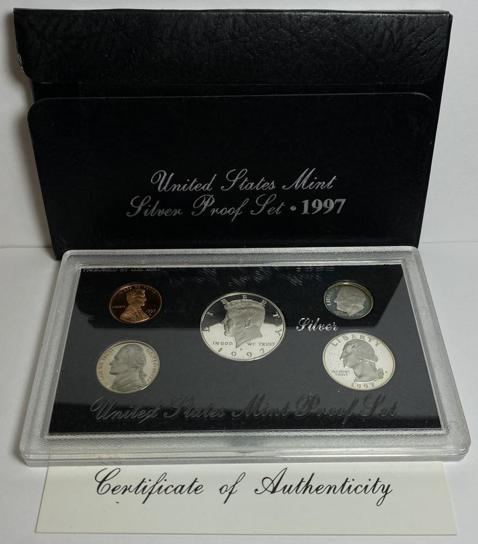 1997 United States Mint Silver Proof Set (5-coins) (1 of 4)