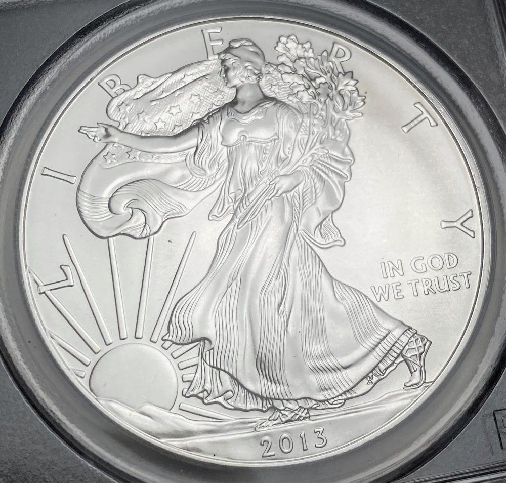2013(W) American Silver Eagle PCGS MS69 First Strike (1 of 4)