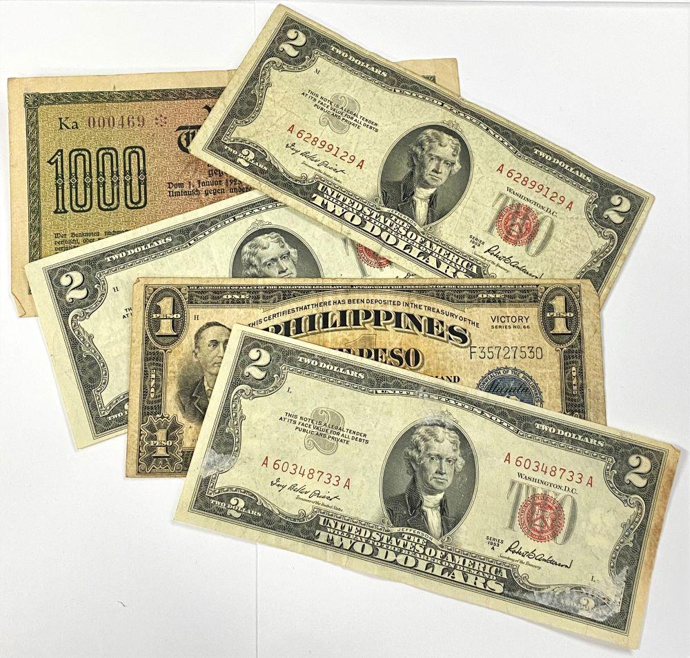 (5) Pieces Foreign / American Currency (1 of 5)