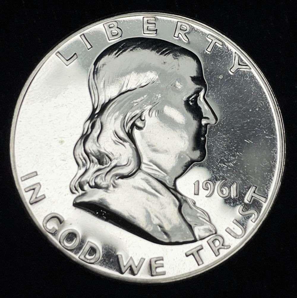 1961 Franklin Silver Half Dollar PR67 CAM (1 of 2)