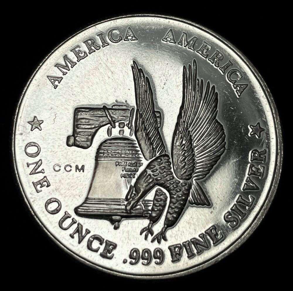 Proof "America America" 1 ozt The International .999 Silver Trade Unit (1 of 2)