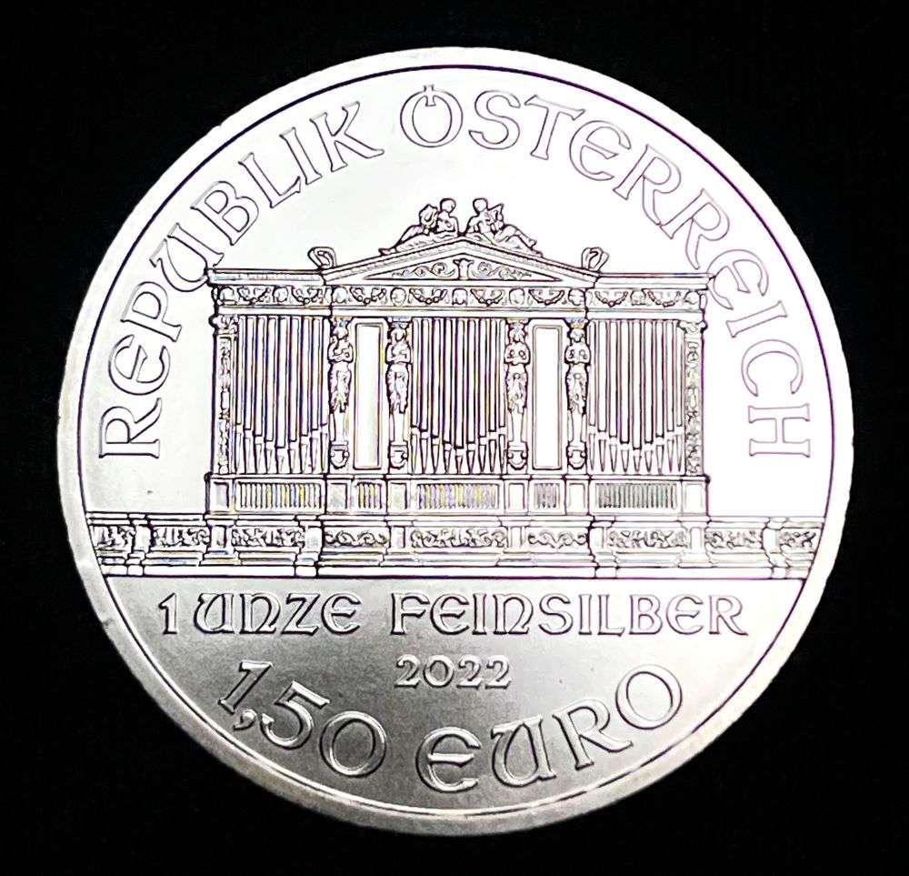 2022 Austrian Philharmonic Silver 1 ozt (1 of 2)