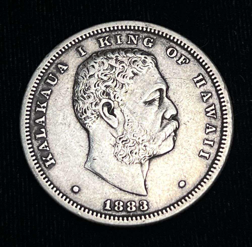 1883 Hawaii 1/2 Dollar Extra Fine (1 of 2)