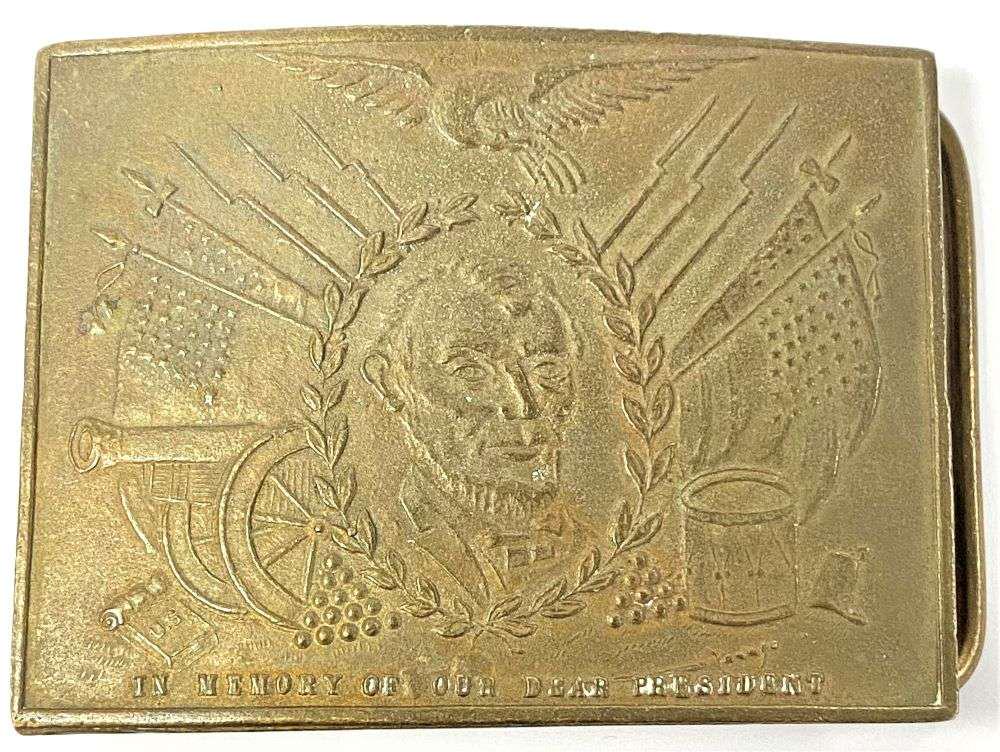 "In Memory Of Our Dear President" Tiffany New York Belt Buckle (1 of 7)