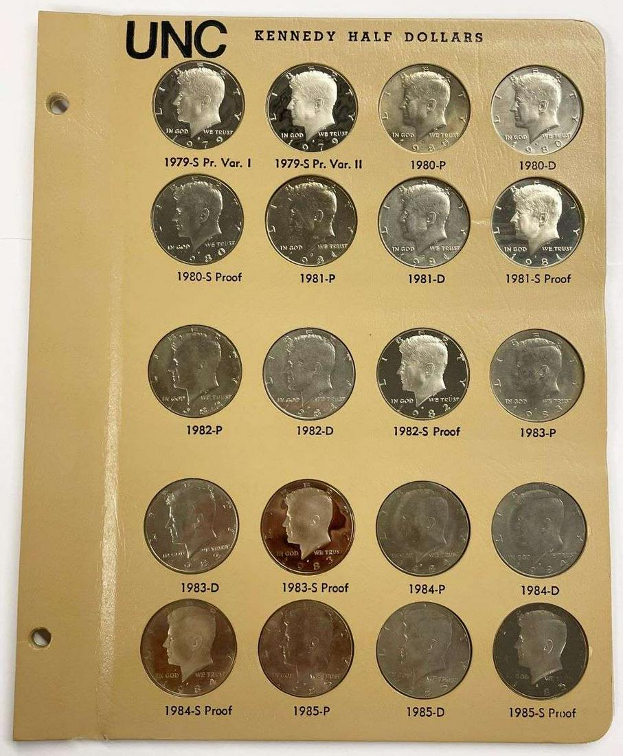 (1979-1985) JFK Half Dollar Collection (20-coins) (1 of 6)