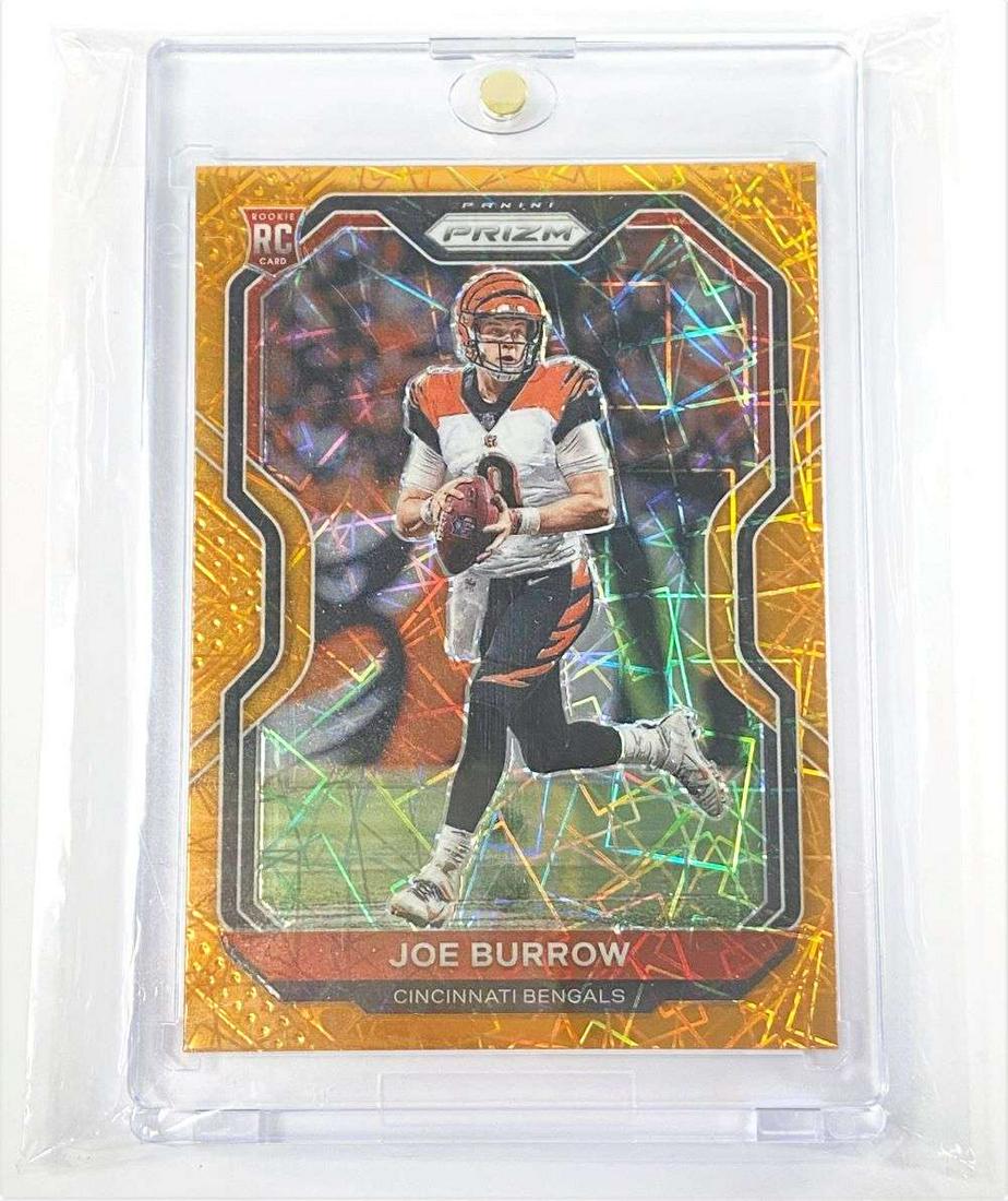 2020 Panini Prizm Orange #307 Joe Burrow Rookie Card (1 of 7)