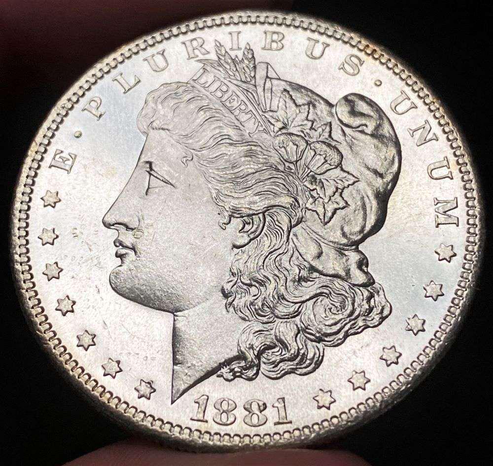 1881-S Morgan Silver Dollar MS65 (1 of 2)