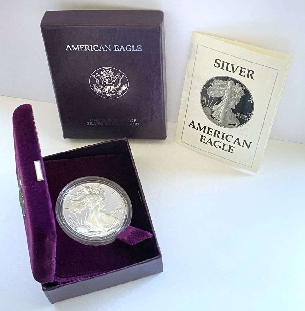 1987-S American Silver Eagle Proof OGP (1 of 4)