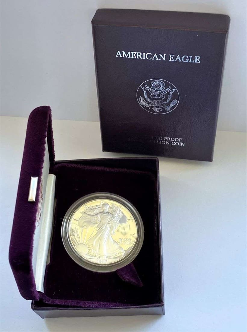 1987-S American Silver Eagle Proof OGP (1 of 3)