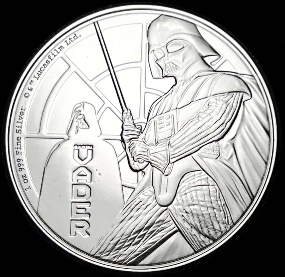 2022 NIUE $2 Darth Vader 1 ozt .999 Silver (1 of 2)