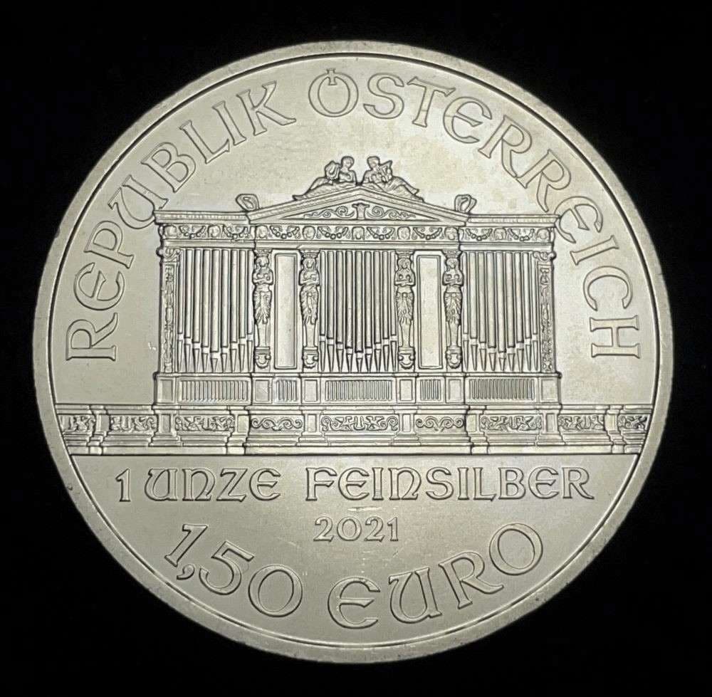 2021 Austrian Philharmonic 1 ozt Silver (1 of 2)