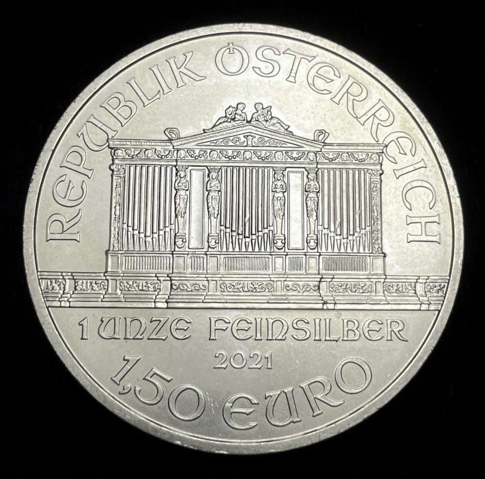 2021 Austrian Philharmonic 1 ozt Silver (1 of 2)