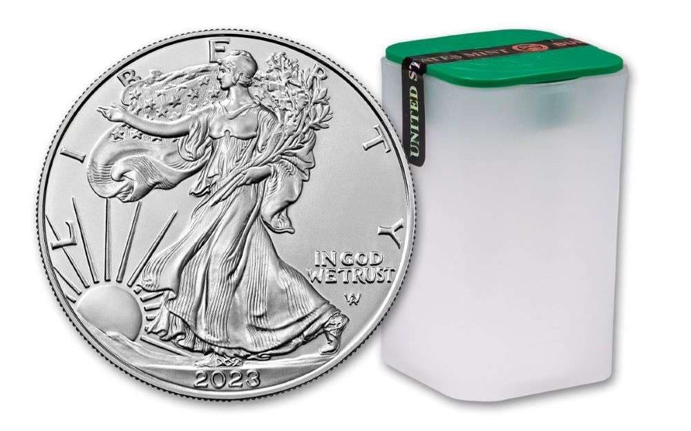 Mint Sealed 2023 American Silver Eagle (100-coins) (1 of 3)