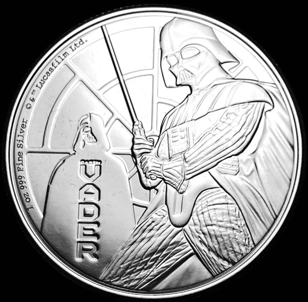 2022 NIUE $2 Darth Vader 1 ozt .999 Silver (1 of 2)
