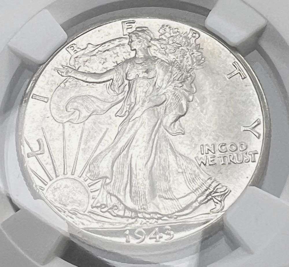 1943-D Walking Liberty Silver Half Dollar NGC MS65 (1 of 4)