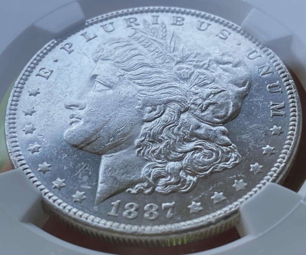 1887 Morgan Silver Dollar NGC Brilliant Uncirculated (1 of 6)