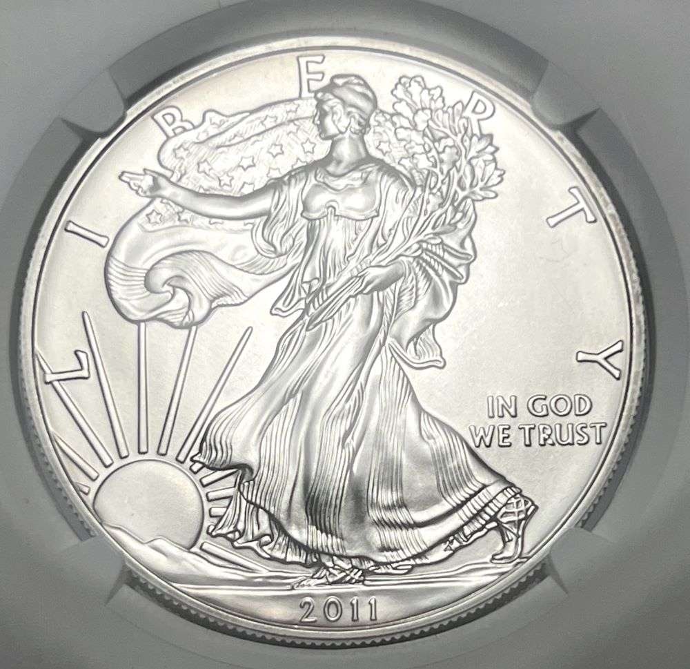 2011-S American Silver Eagle NGC MS69 25th Anniversary (1 of 4)