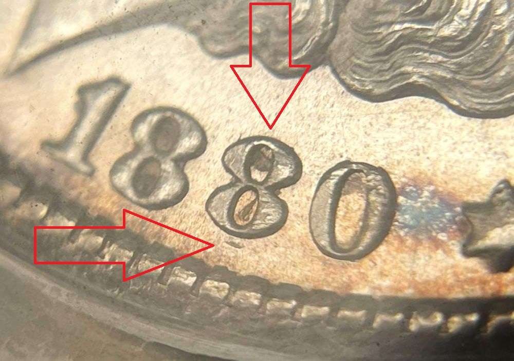 Rare Top 100 1880-CC Morgan Silver Dollar ANACS MS63 Cameo PL VAM-6 (1 of 7)