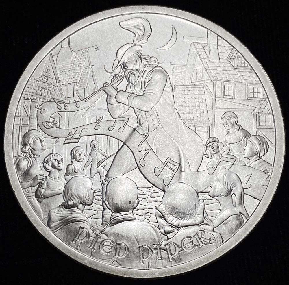 Medieval Legends Pied Piper 1 ozt .999 Silver (1 of 2)