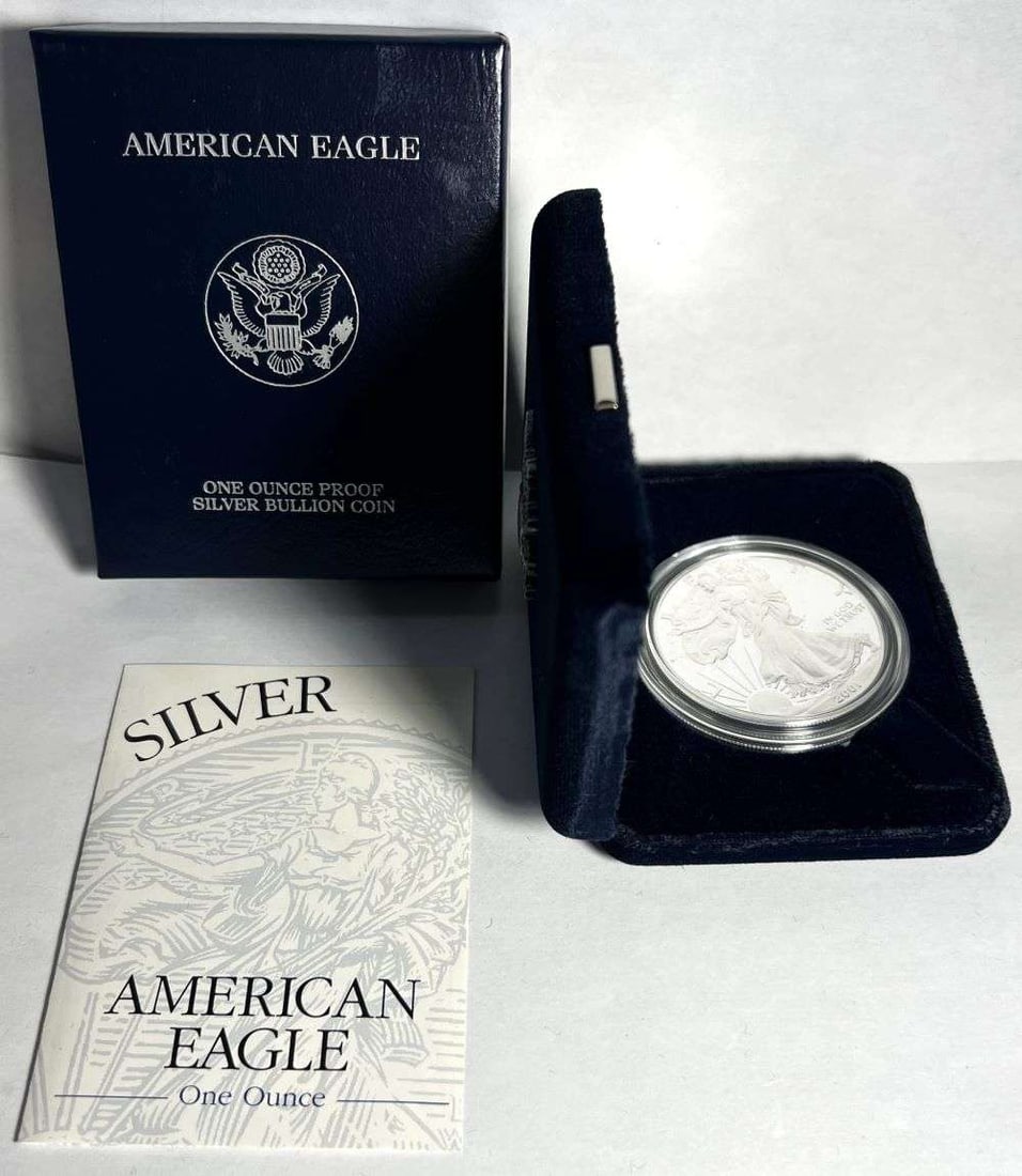 2001-W American Silver Eagle PF69 (1 of 5)