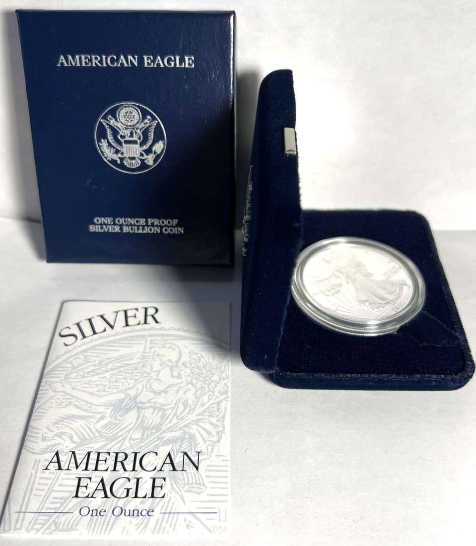 2002-W American Silver Eagle PF69 (1 of 5)