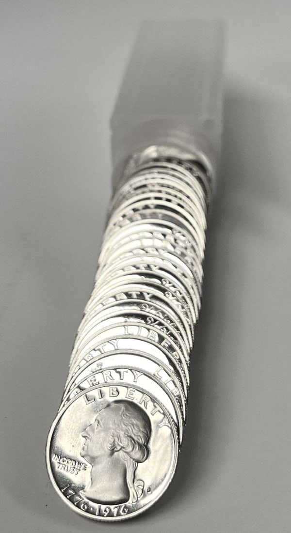Roll (40-coins) 1976 Washington Quarter Proof 40% Silver (1 of 3)