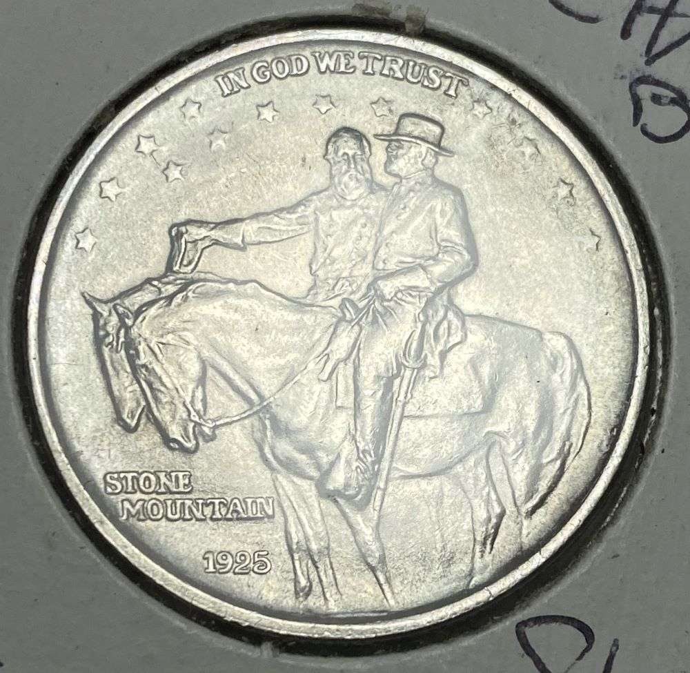 1925 Stone Mountain Commemorative Silver Half Dollar MS64 (1 of 3)