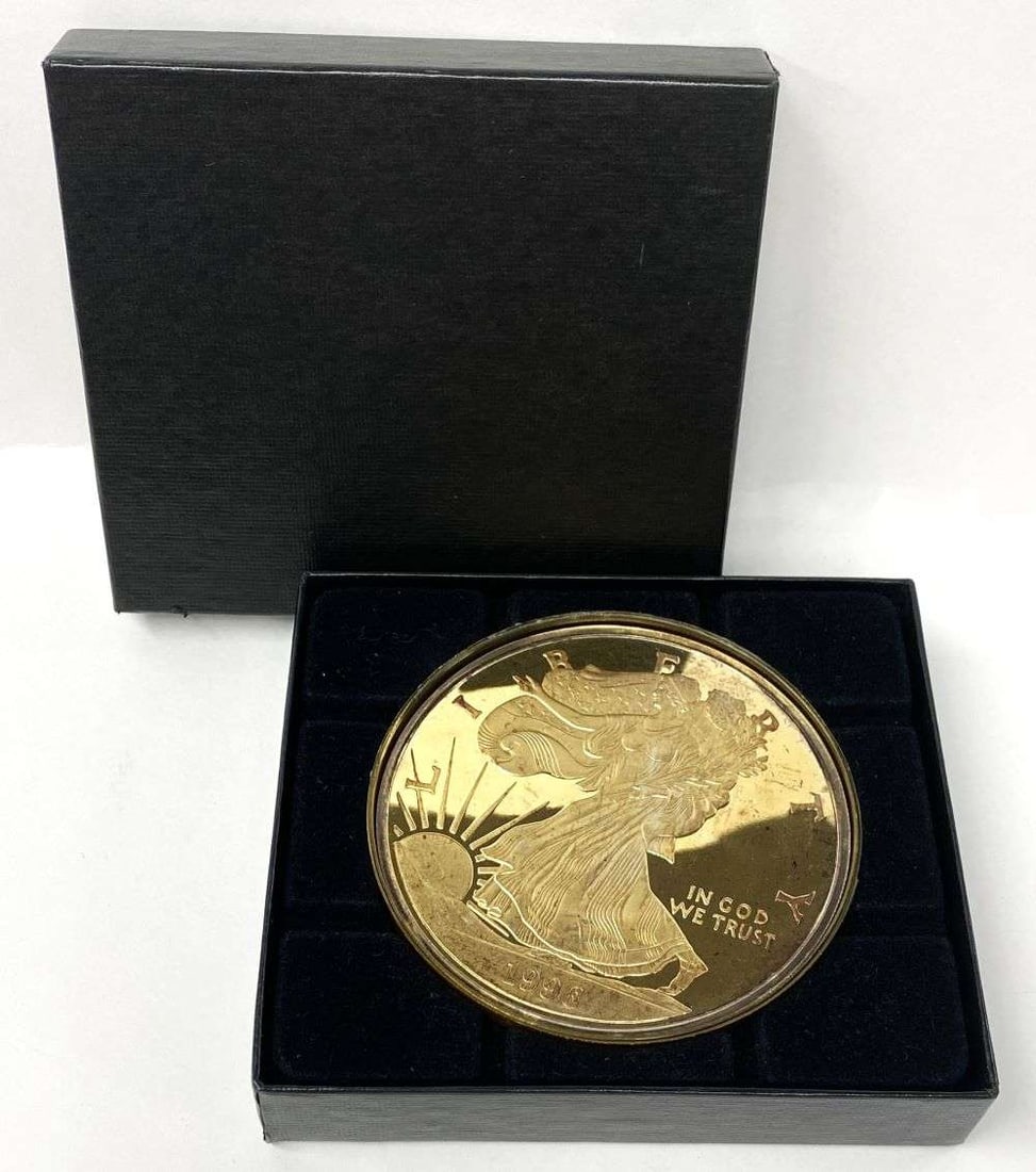 Giant Half Pound 1996 American Eagle Design Proof .999 Silver (1 of 4)